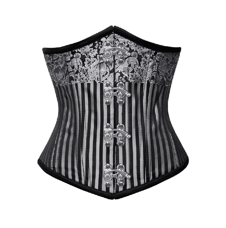 corset with metallic cords-Lourdes Waist Training Corset