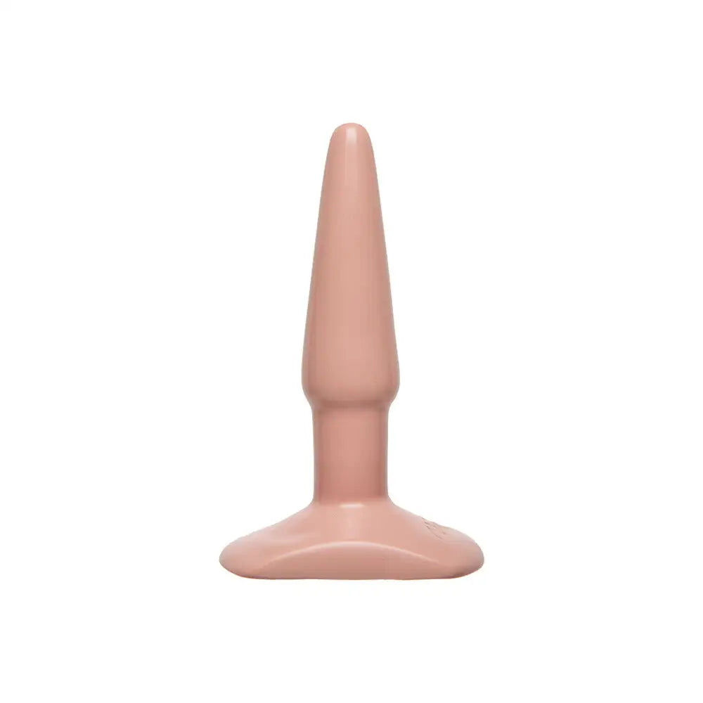 Long-Wear Pulse Masturbator-Doc Johnson Classic Smooth Small Flesh Pink Butt Plug