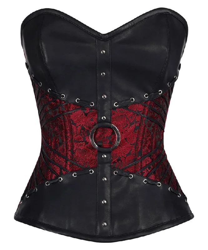 corset for festival loops-Charles Gothic Overbust Corset