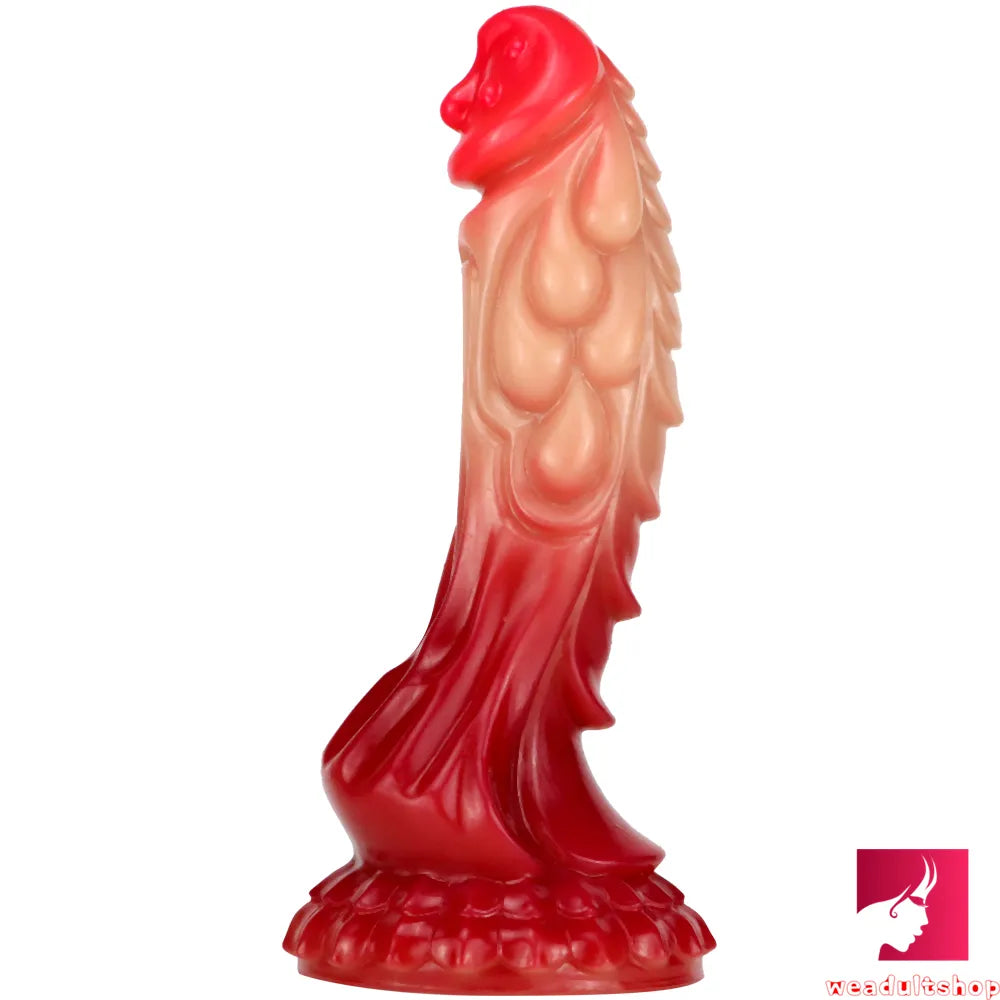 Guava-tropical dildo-8.27in Top Quality Dragon Spiked Dildo Animal Fantasy Penis