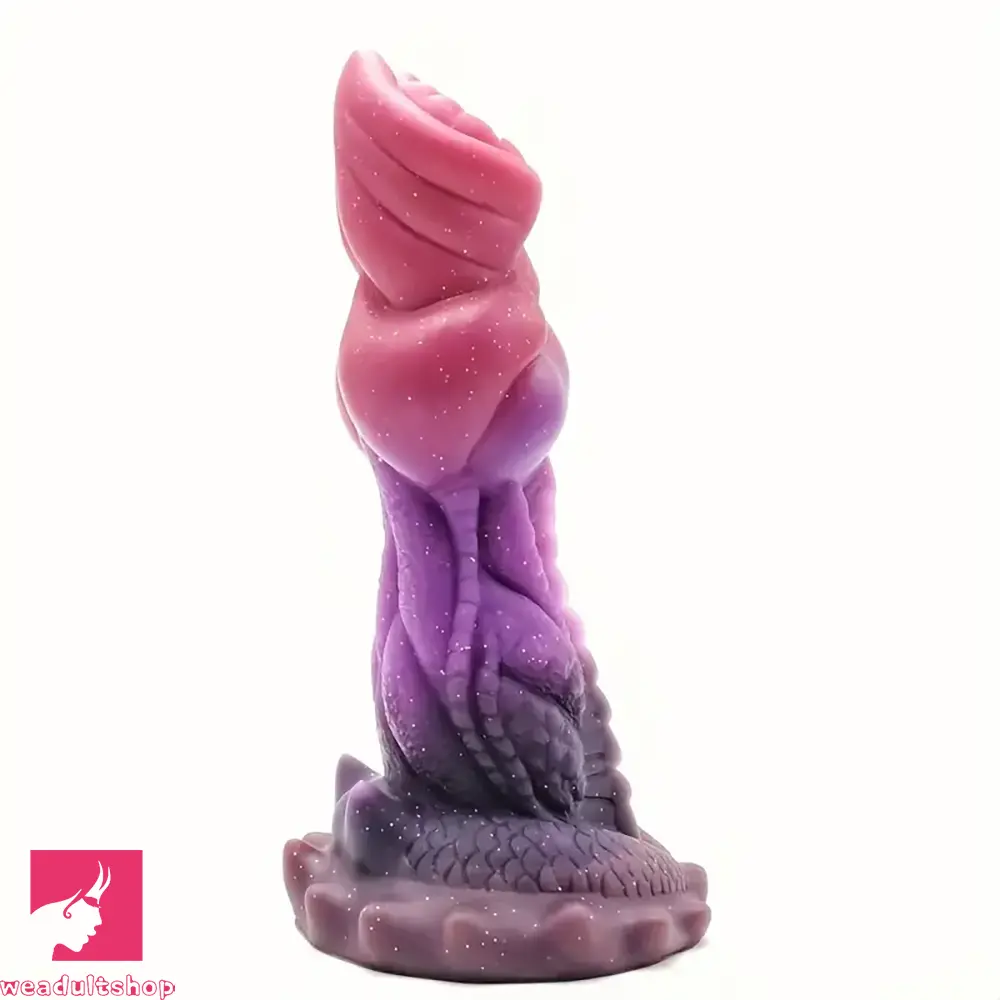 Aloe-soothed dildo-7.78in Monster Dragon Silicone Soft Fantasy Dildo For Vagina Sex Love