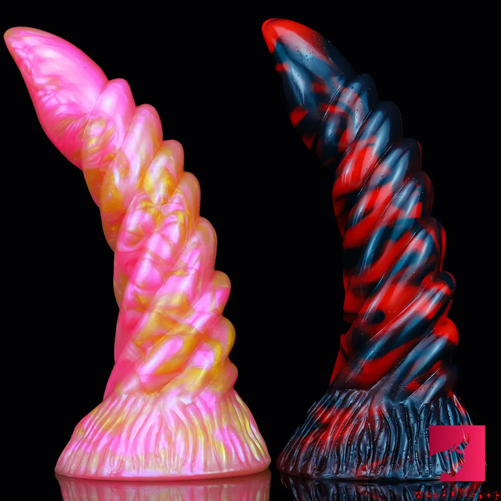 Lavender-calm dildo-7.6in Mixed Colors Snake Animal Dildo Real Feeling Penis Toy