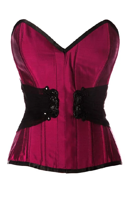 corset for historical knots-Darcie Embroidered Overbust Corset