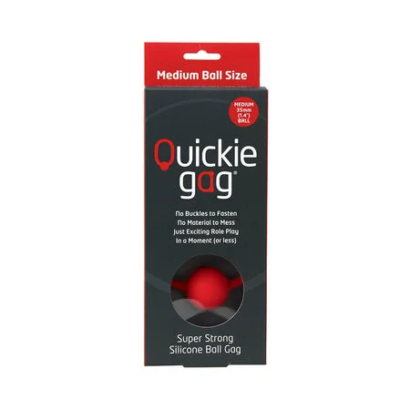 Quickie Ball Gag Medium Red