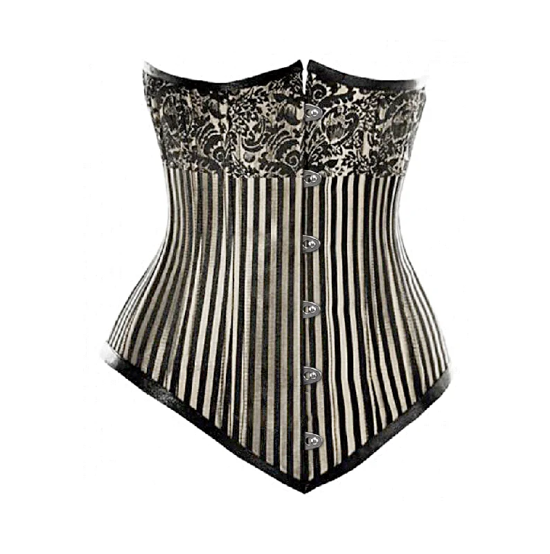 corset for burlesque knots-Fefolii Longline Waist Training Corset