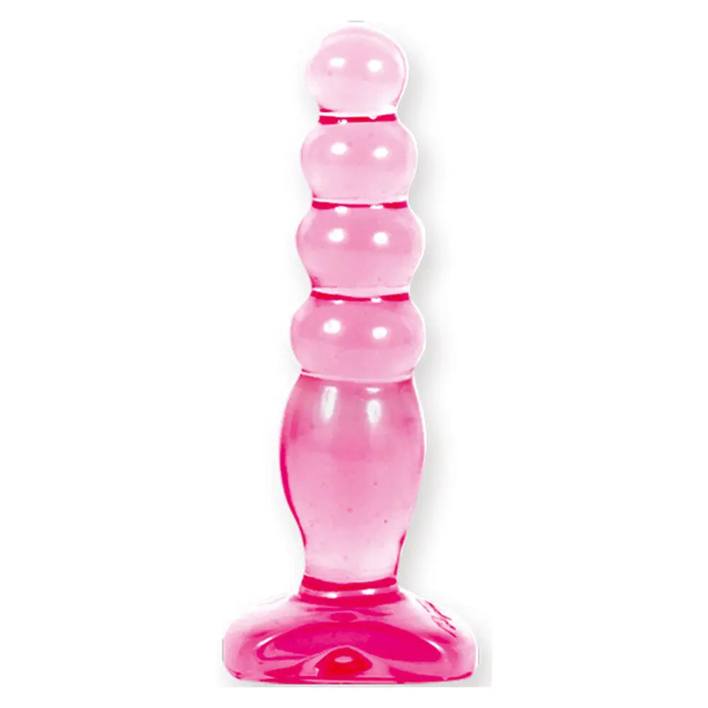 Quick-Grip Pulse Masturbator-5-inch Doc Johnson Pvc Pink Medium Butt Plug