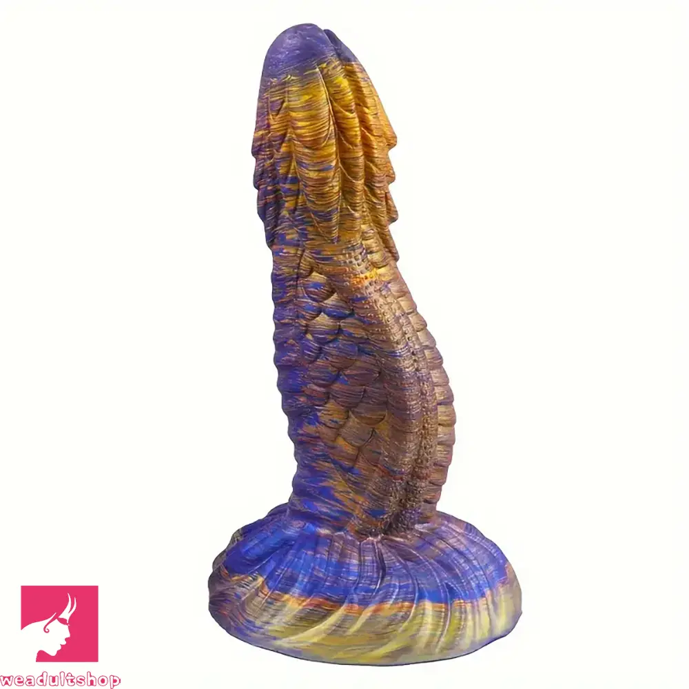 Vine-twisted dildo-7.8in Dragon Monster Silicone Soft Dildo Men Women Adult G Spot Play