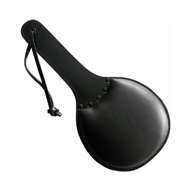 Rouge Leather Padded Ping Pong Paddle Black with Black Accessories