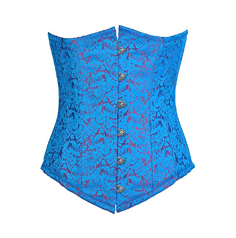 corset with layered braids-Bentleyy Longline Underbust Corset