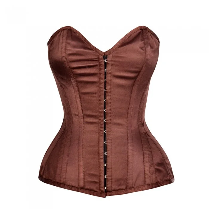 corset for gothic curls-Jasper Overbust Steel Boned Corset