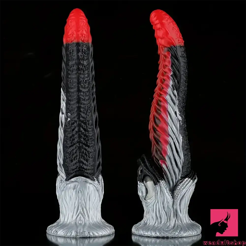 Honey-glazed dildo-7.09in Silicone Flexible Monster Fantasy Dildo For Couples Women