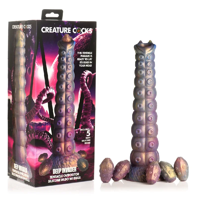 Minimal Solo Masturbator Kit-Creature Cocks Deep Invader Alien Dildo