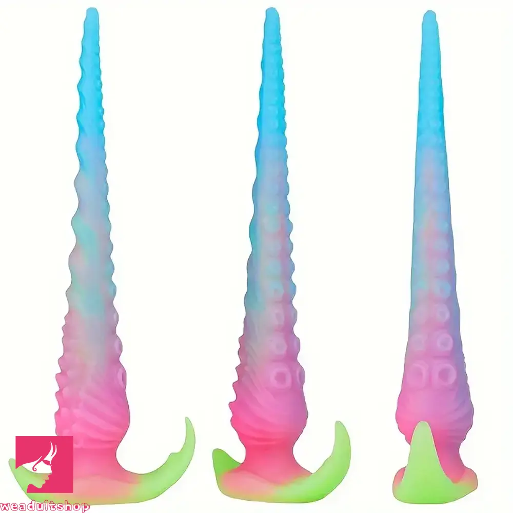 Hailstone-hard dildo-13.58in 17.51in 22.55in Long Big Octopus Spiral Silicone Slim Dildo