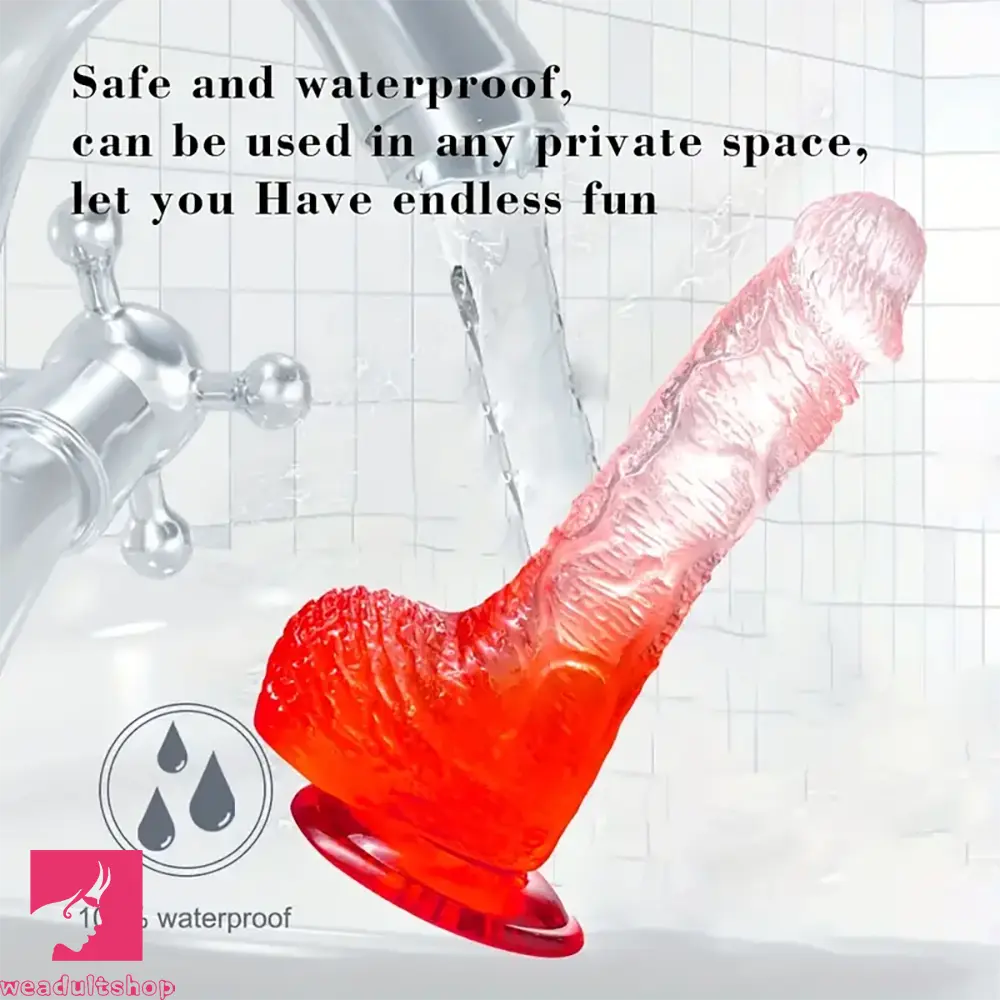 Jackfruit-large dildo-7.09in Realistic Jelly Male Dildo For G-spot Real Love Simulation Toy