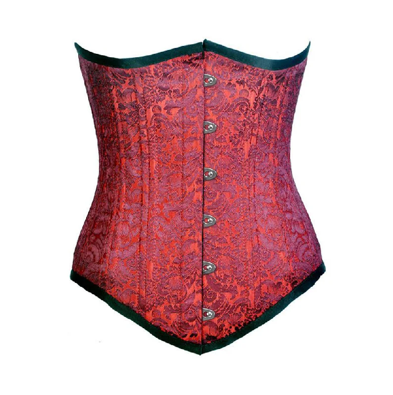 corset with lace weaves-Calvagh Longline Waist Training Corset