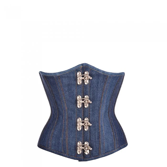 corset for festival curls-Morrow Denim Underbust Corset