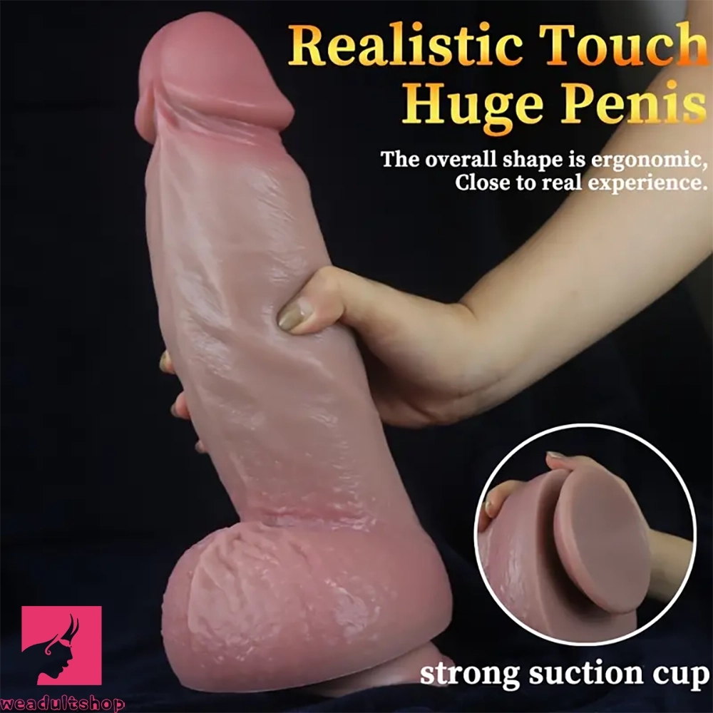 Eel-long dildo-7.87in 9.25in 11.42in Large Realistic Skin Penis Dildo Adult Sex Love