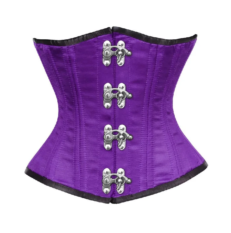 corset with leather links-Edurne Waist Training Corset