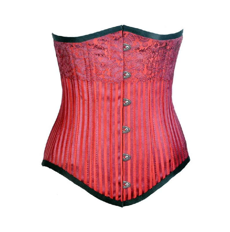 corset with velvet knots-Fyodorr Longline Waist Training Corset