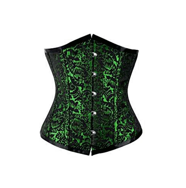 corset with sheer ribbons-Gloyn Underbust Corset