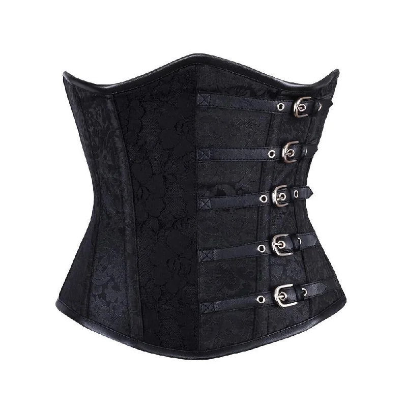 corset for summer curls-Ian Black Gothic Underbust Corset