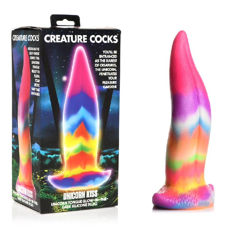 Fast-Solo Masturbator Kit-Creature Cocks Unicorn Kiss Silicone Alien Dildo