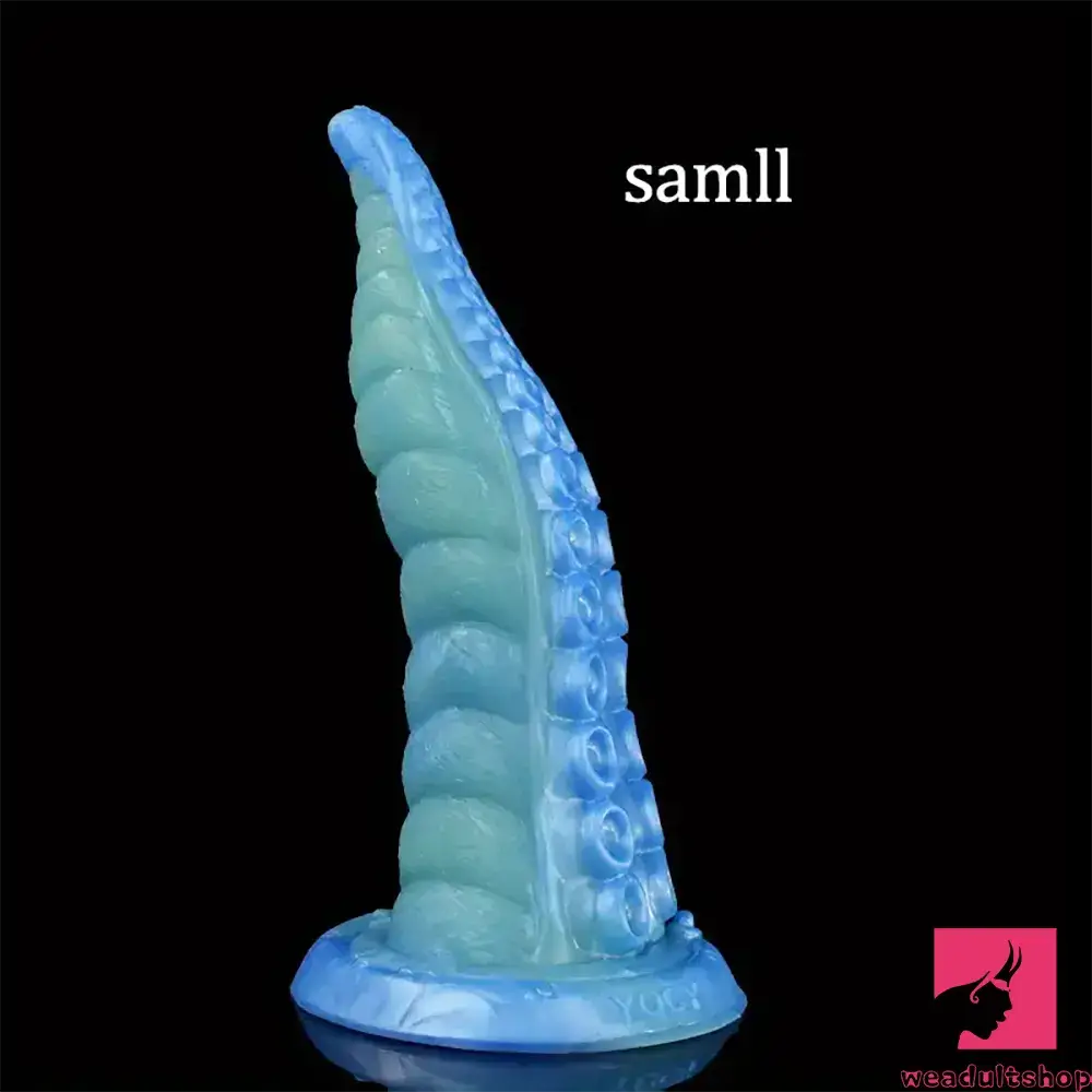 Clam-shaped dildo-7.16in 9.05in Fantasy Monster Octopus Tentacle Silicone Flexible Dildo