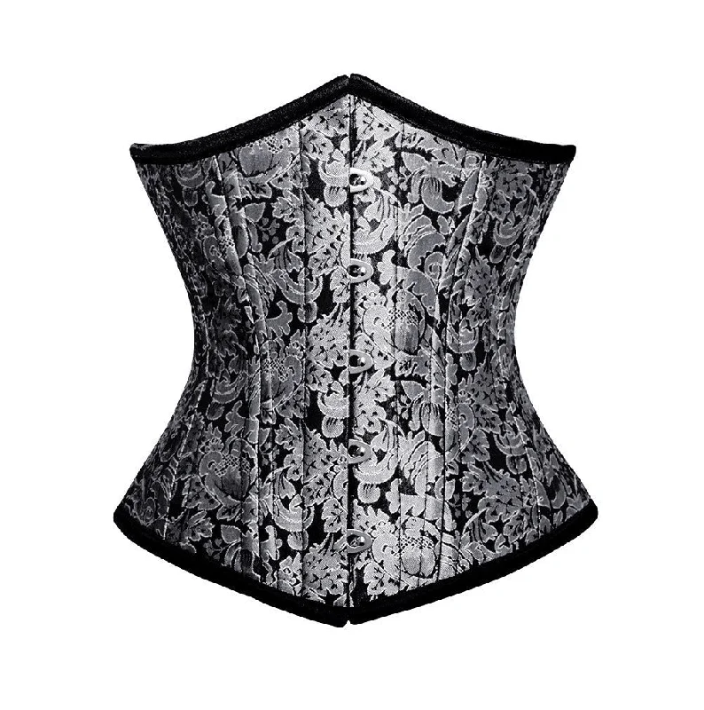 romantic lace teddy for bridal nights-WT-UB SILVER/BLACK BRO-100