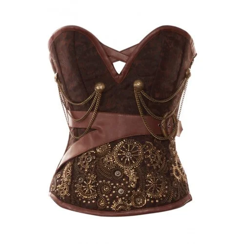 corset with structured bows-Fitzgerald Brown Fitzgerald Corset