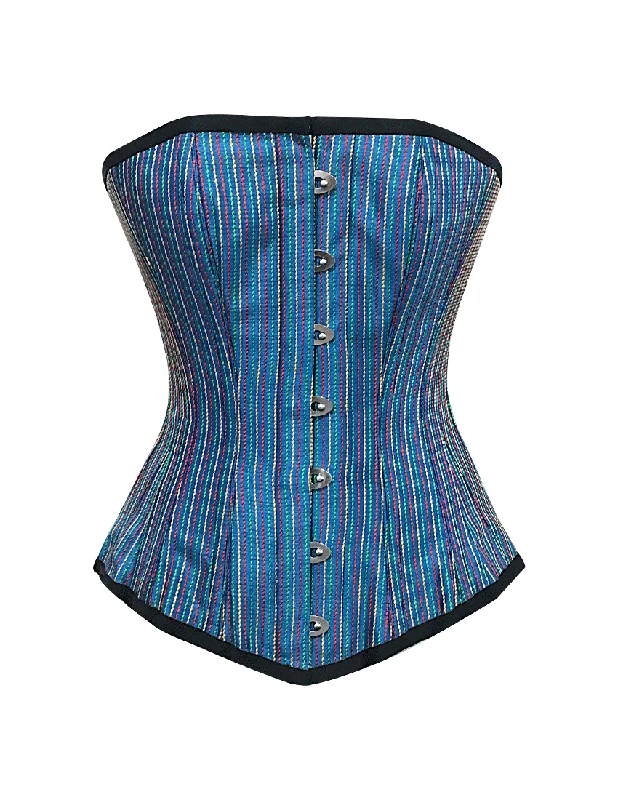 corset with embroidered knots-Nuno Overbust Corset