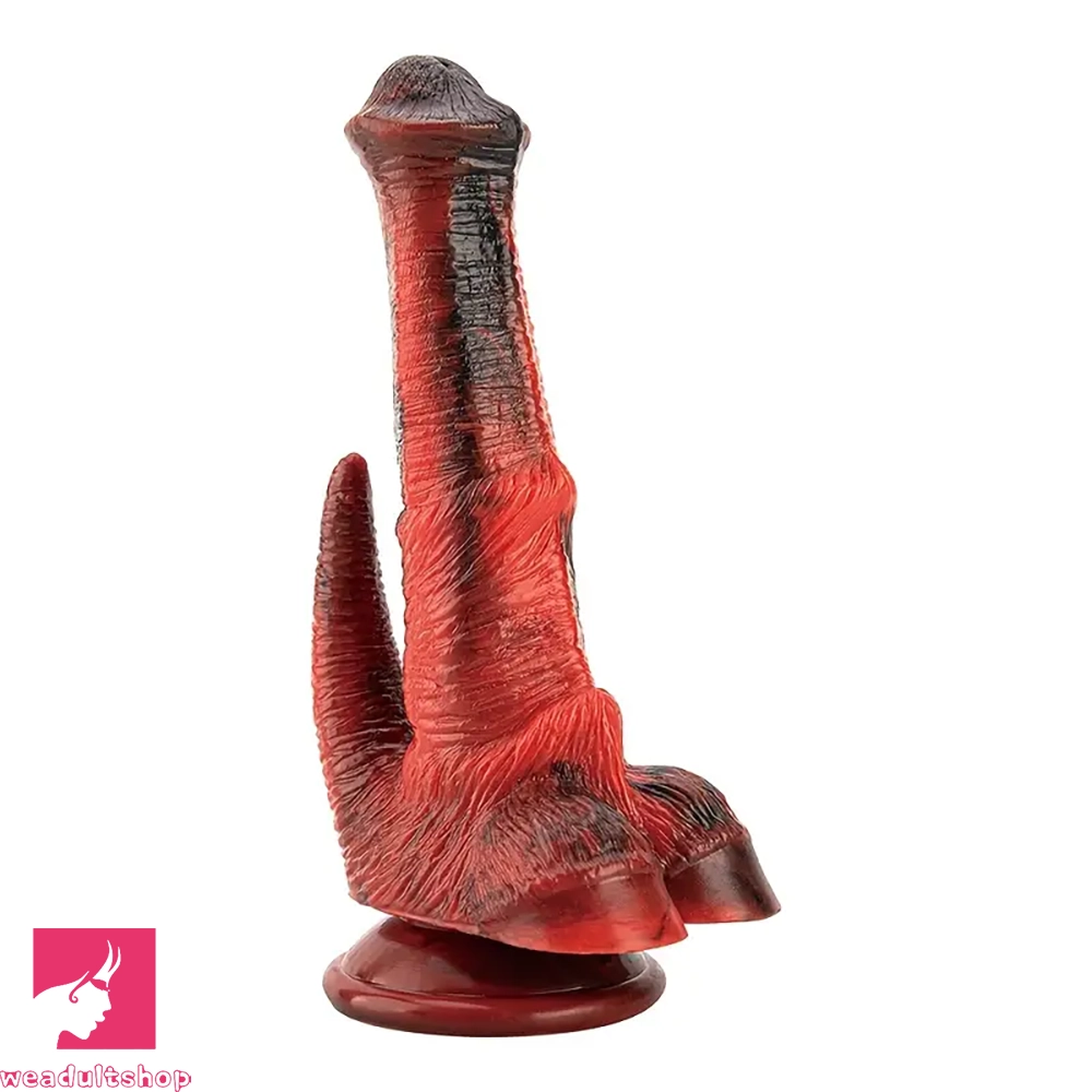 Parrotfish-vivid dildo-8.07in Realistic Monster-Shaped Silicone Horse Cock Soft Cock Dildo