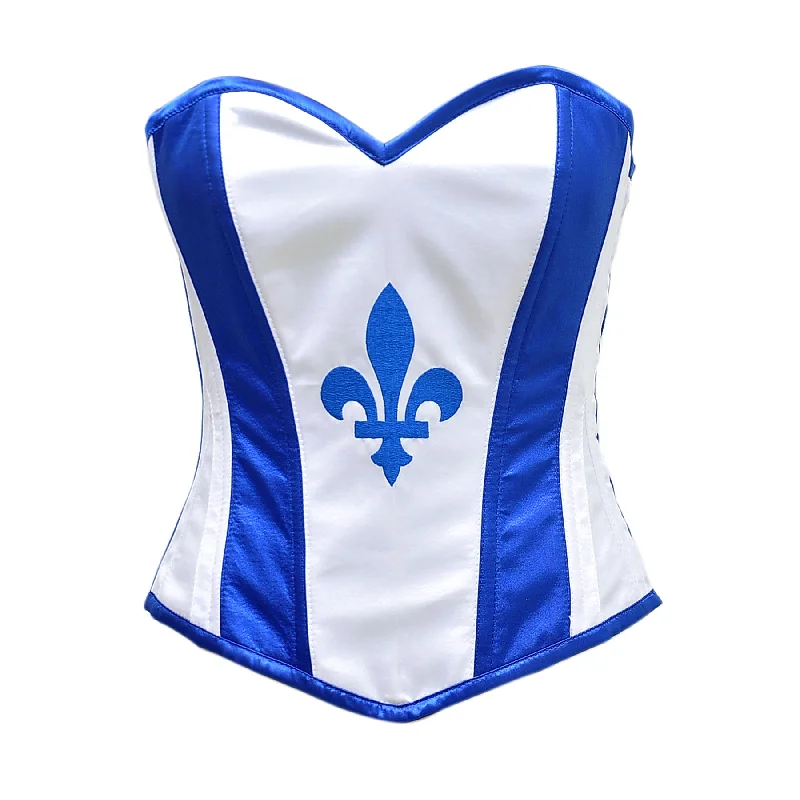 corset for summer weaves-Halland Quebec Flag Corset