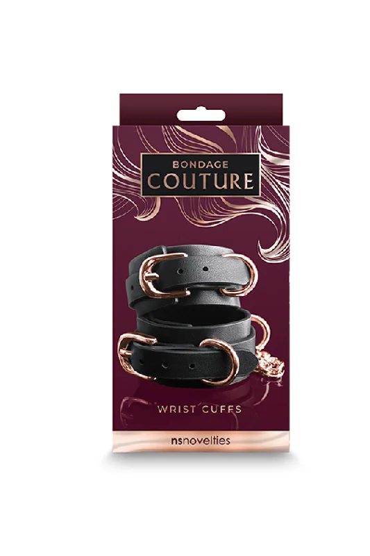 Bondage Couture - Wrist Cuffs - Black