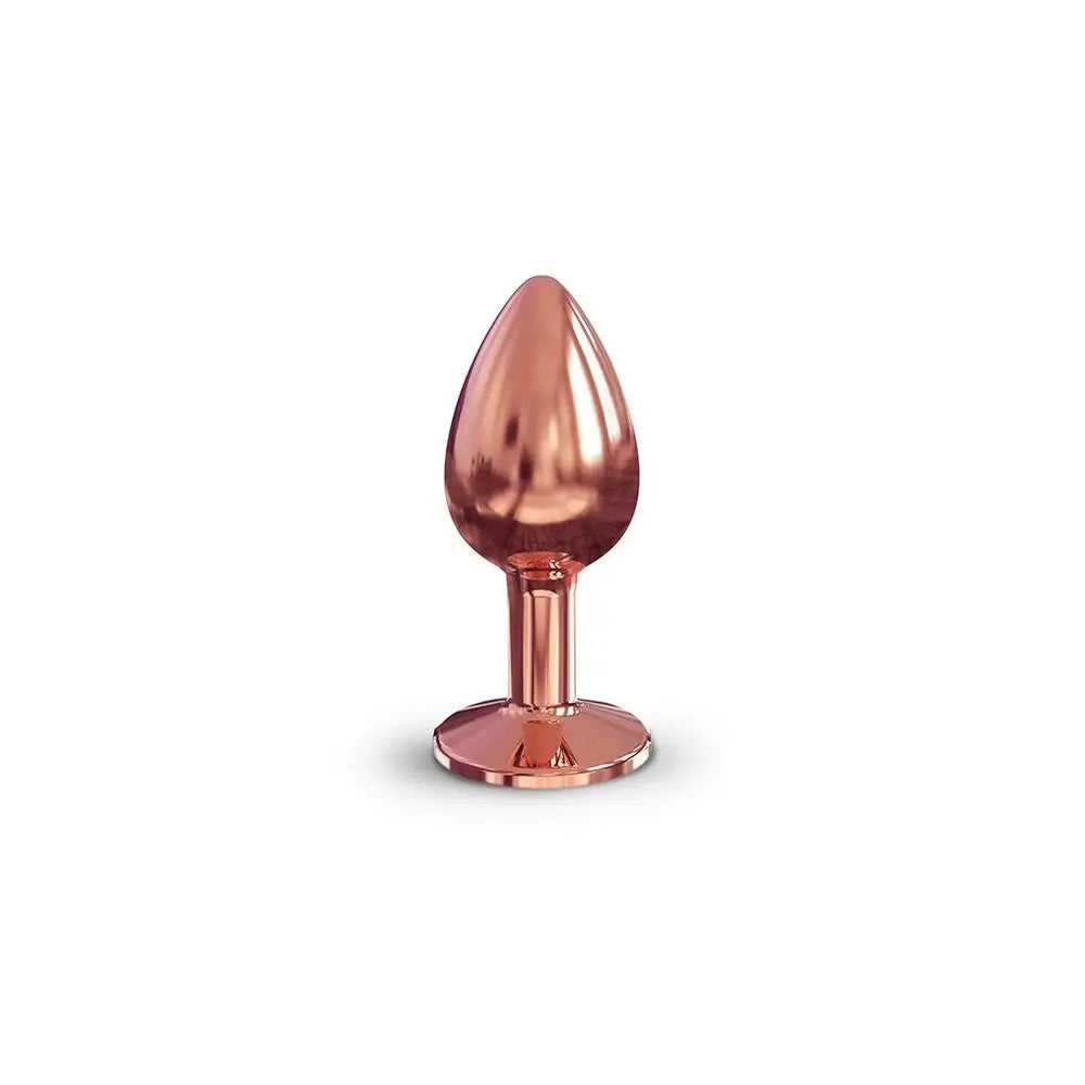 Disposable Solo Masturbator Case-Dorcel Rose Gold Small Diamond Butt Plug