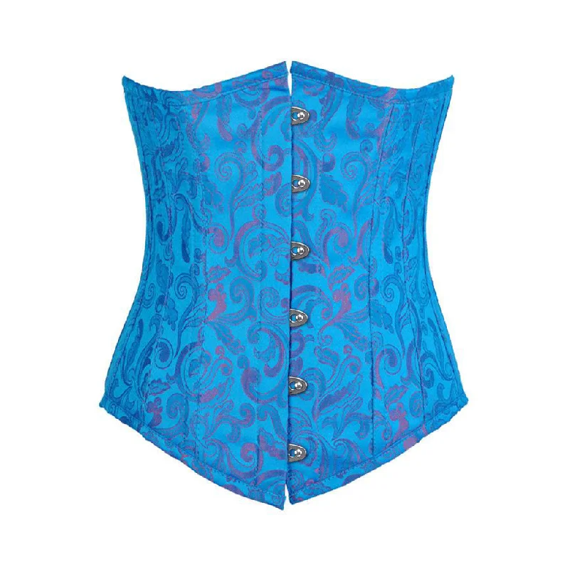 corset with metallic braids-Belarose Longline Underbust Corset