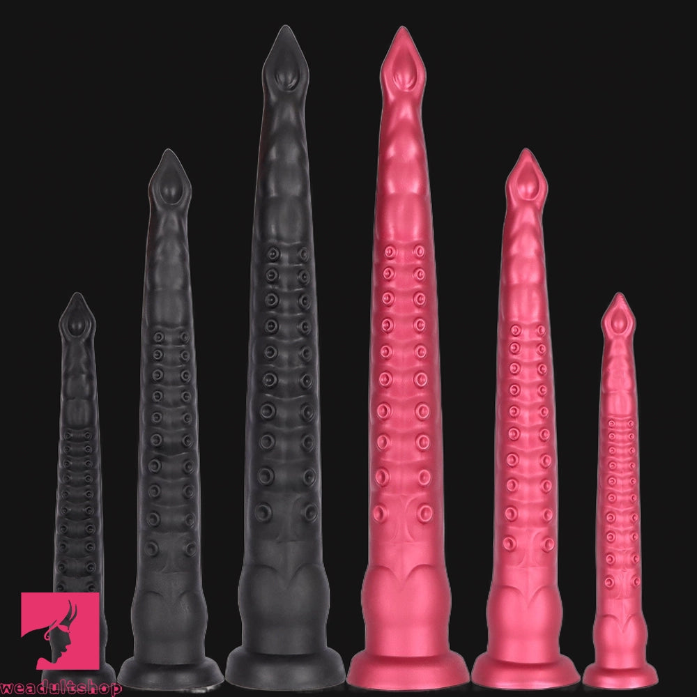 Sardine-slim dildo-12.2in 17.51in 21.45in Long Tentacle Monster Huge Silicone Cock Dildo