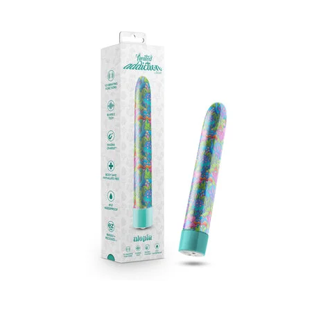 Limited Addiction Floradelic Rechargeable 7 in. Vibrator Purple