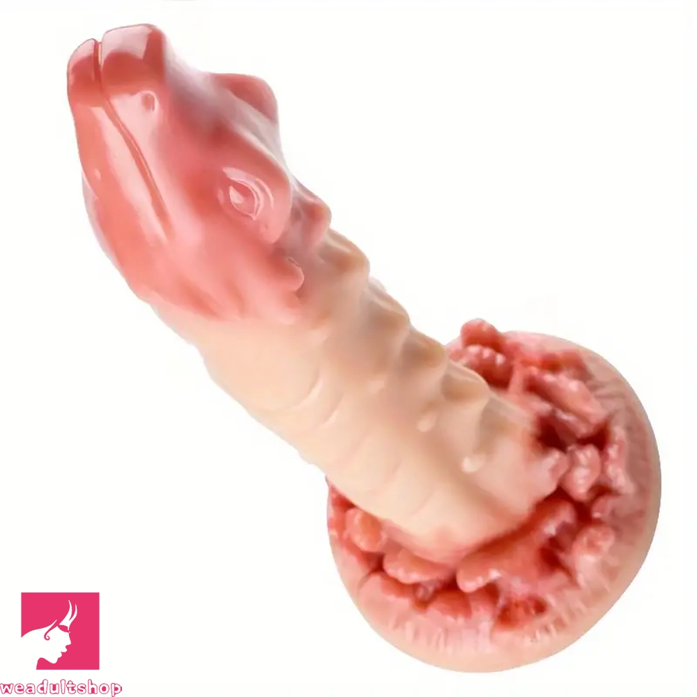 Flower-bloomed dildo-8.07in Realistic Dragon Big Cock Odd Dildo For Intimate Sex Toy