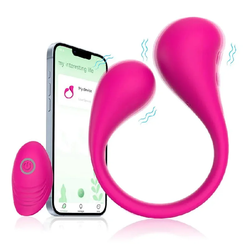 Smart APP Controlled Dual Head Vibrating Sex Toy