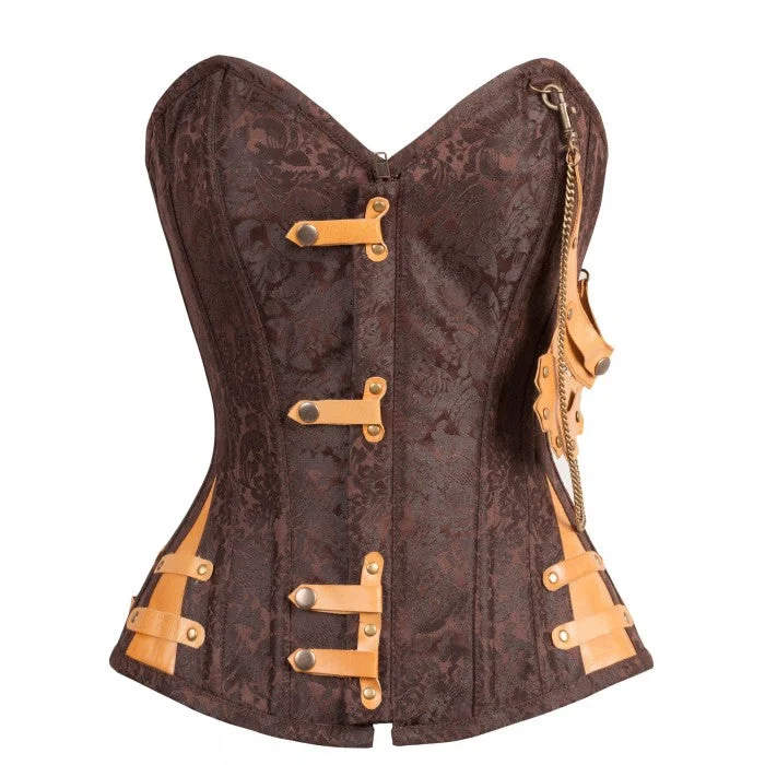 corset for burlesque curls-Bev Brown Steampunk Corset