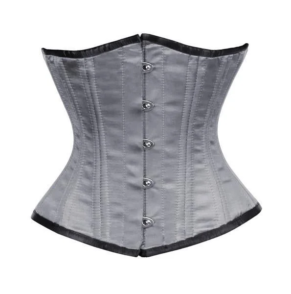 corset with satin links-Palmas Waist Training Corset