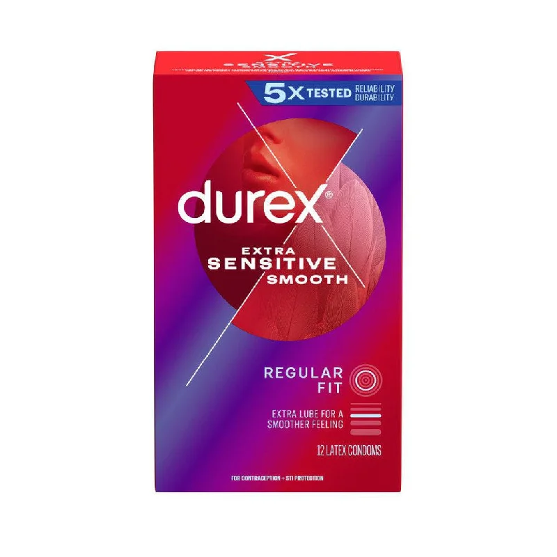 high-quality vibrating prostate stimulator-Durex Extra Sensitive 'Smooth' Latex Condoms