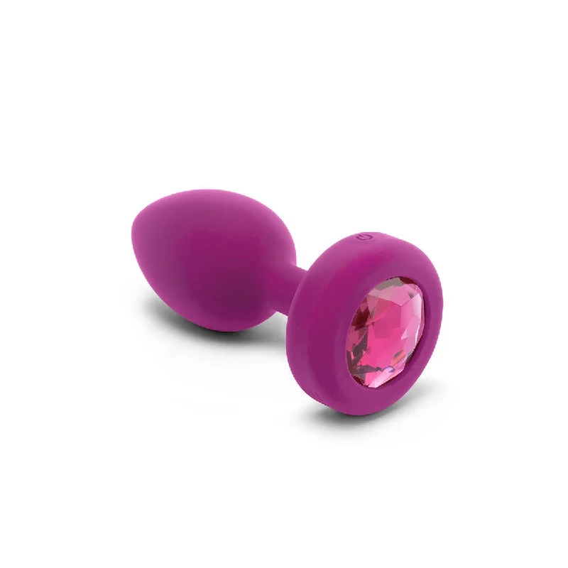 Tight Pulse Solo Masturbator Kit-B-Vibe Vibrating Jewel Plug Small/Medium - Fuchsia