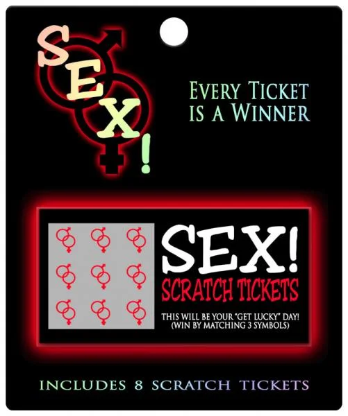 SEX! SCRATCH TICKETS