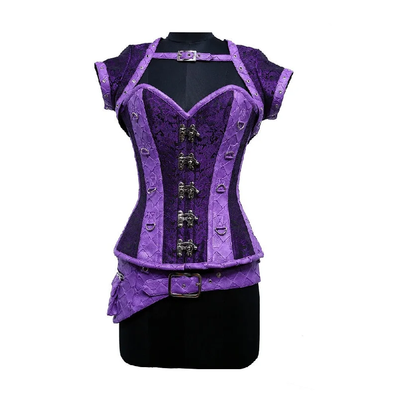 corset for burlesque curls-Molly Steampunk Overbust Corset